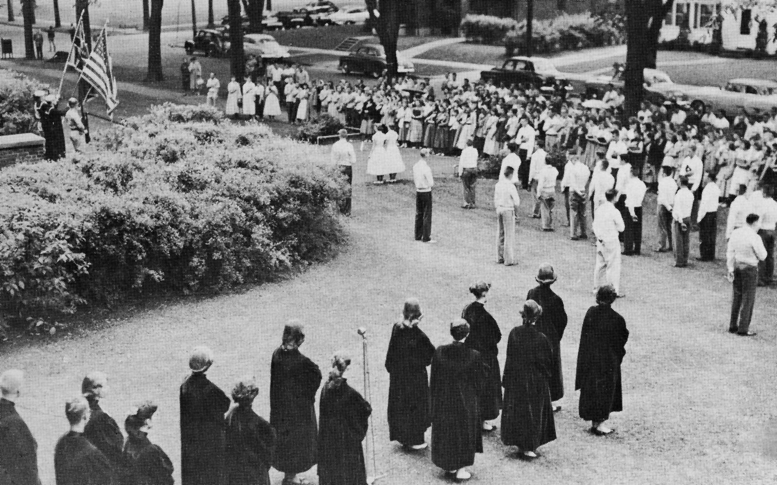 Hometown History: 1955 Memorial Day assembly